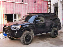 Toyota 4runner için özel siyah ön tampon seti lastik taşıyıcı ve Jerrycan tutucu ile