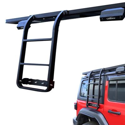 JEEP Wranglerjk 2013-2017 Araç Çatı Bagajı için Paslanmaz Çelik Teleskopik Merdiven