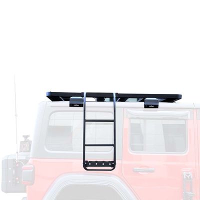 Jeep WranglerJL Çatı Taşıyıcısı için Şık ve Fonksiyonel Siyah Paslanmaz Çelik Yan Merdiven
