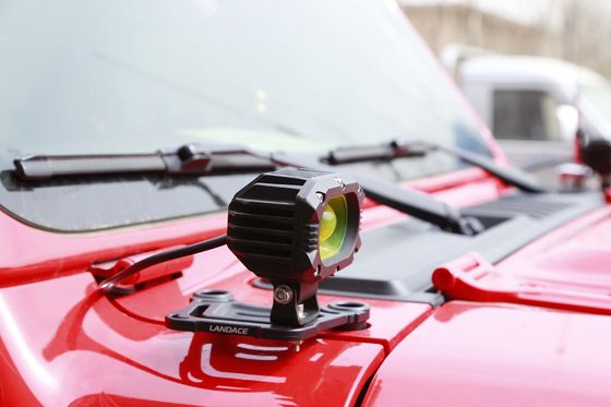4x4 Araç Dış Aksesuarları CNC İşlenmiş Alüminyum Işık Montaj Bracketleri