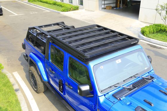 Jeep Wrangler JL Alüminyum Alaşımlı SUV 4x4 Araç Çatısı Taşları için Evrensel Çöp Bagajı