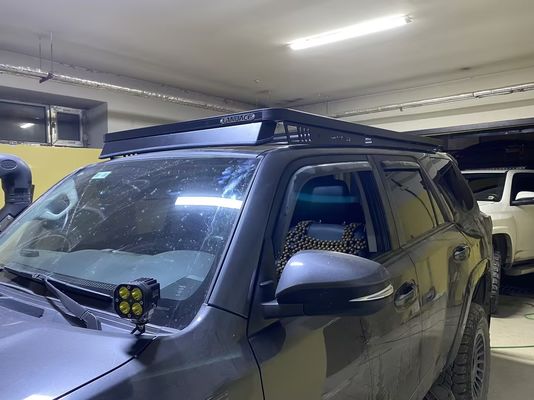 Çatı Montajı Siyah Alüminyum Alaşım Çatı Rack 4Runner için Macera Aracınızı Geliştirin