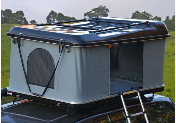 Su geçirmez polyester malzemesi ve düz braketli sert kabuklu çatı üst çadırı