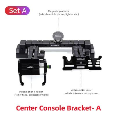 Düzenlenebilir Çok fonksiyonlu Jeep Wrangler N.W. için Teleskopik Rod Merkezi Konsolu 0.45KG