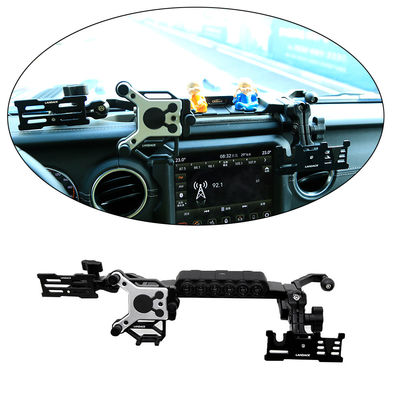 4x4 Araç Aksesuarları Alüminyum Alaşım Merkezi Konsol Bracket Jeep için Mobil Telefon Sahibi