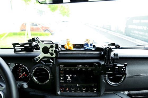 4x4 Araç Aksesuarları Alüminyum Alaşım Merkezi Konsol Bracket Jeep için Mobil Telefon Sahibi