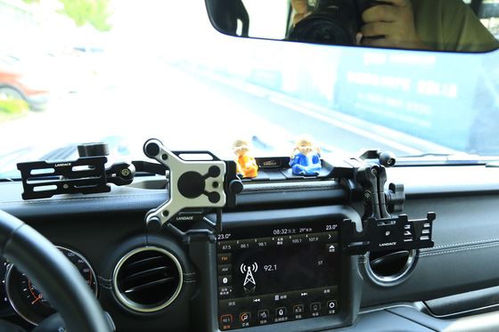 4x4 Araç Aksesuarları Alüminyum Alaşım Merkezi Konsol Bracket Jeep için Mobil Telefon Sahibi