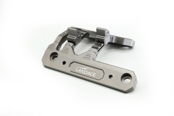 Karbon Çelik Landace Siyah Toz Kaplı CNC İşleme ile Hafif Montaj Brackets