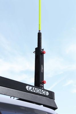 Pas Dayanıklı Alüminyum 323X78X86mm Jeep Çok Fonksiyonlu için Bayrak direği Destek Taşı