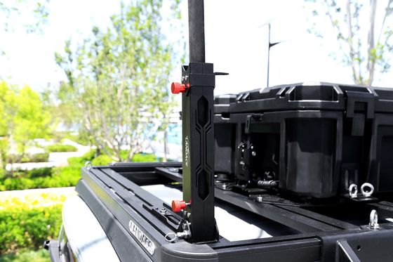 Pas Dayanıklı Alüminyum 323X78X86mm Jeep Çok Fonksiyonlu için Bayrak direği Destek Taşı