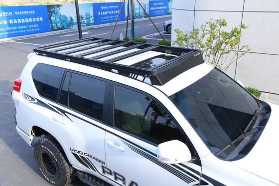 Toyota Fortuner için Alüminyum Alaşım Çatı sepet 150*142*5 Boyut Toz Kaplama Bitirme