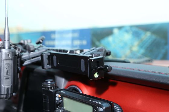 JEEP Araç Aygıtı Alüminyum Alaşım Cep Telefon Saklayıcısı için Merkezi Konsol Taşıyıcısı Siyah