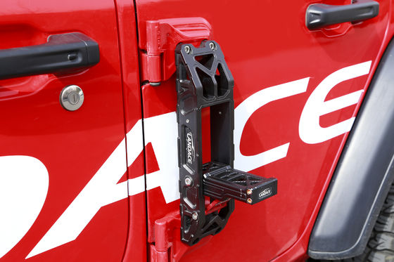 2020- Jeep Wrangler JL JK için Sert Alüminyum Alaşım Sert Anodizing Yan Kapı Kanca Pedalı