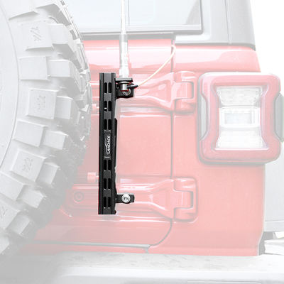 Alüminyum alaşımlı bayrak direği tutucusu ve Jeep Wrangler JL Gladiator için radyo tel desteği