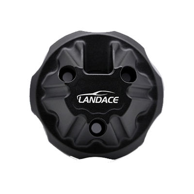 74*74*30mm Siyah Alüminyum Alaşım Anten Ana Kapak Jeep Wrangler JL JK için