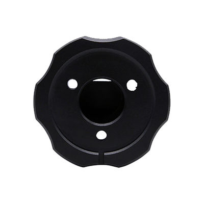 74*74*30mm Siyah Alüminyum Alaşım Anten Ana Kapak Jeep Wrangler JL JK için