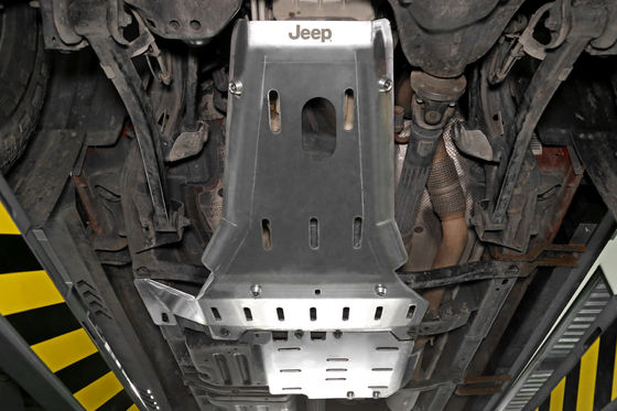 Jeep Wrangler JL JK 4x4 Alüminyum Alaşım Motor Koruma Koruması Kayma Tablası Siyah