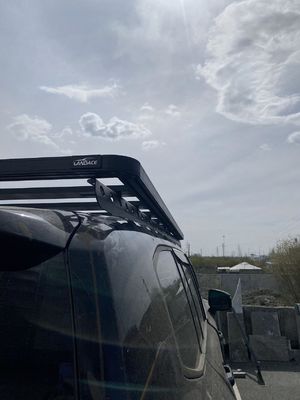 LC300 150*142*5 Düz Çatılı Raf 4X4 Araçlar için Alüminyum Alaşım Dış Aksesuarları