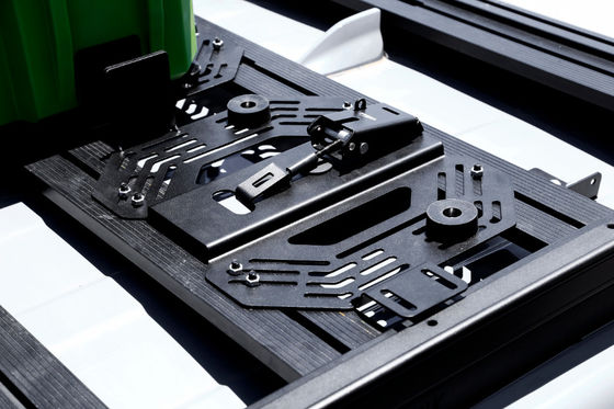 Karbon Çelik Çatı Taşıma Rack 504 * 360 * 134mm Boyutlu Ağır Görevli Araç Kutusu Brackets