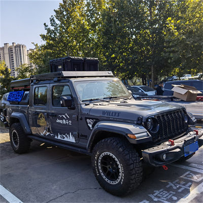 JEEP 4x4 Alüminyum Alaşım Araç Çatı Bagaj Tepsisi Platform Çatı Taşıyıcısı JK JL TJ için