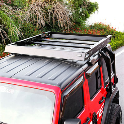 JEEP 4x4 Alüminyum Alaşım Araç Çatı Bagaj Tepsisi Platform Çatı Taşıyıcısı JK JL TJ için