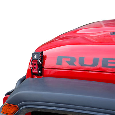Sert Anodizing Yüzey Finishing JL Hood Lock Kit için Jeep Wrangler Alüminyum Alaşımı