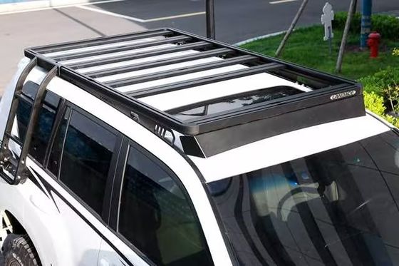 Toyota Land Cruiser Prado LC 150 için dayanıklı evrensel alüminyum alaşımlı güneş enerjisili araba çatı rafları