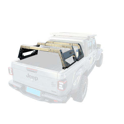 OEM hizmeti kabullenildi Siyah toz kaplama Trail rayları ile uyumludur Drillsiz Kargo Rack Sistemi Roll Bar Pick Up Truck Bed Rack
