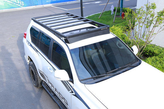 LC150 LC200 LC300 Siyah Alüminyum Platformu ve Toz Kaplama ile Toyota Çatı Taşı