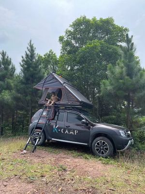 Dört mevsimli çadır açık hava seyahat kampı sert kabuğu ve alüminyum malzemesi ile