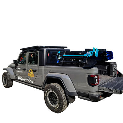 Araba Çadırı Çok fonksiyonel Tub Rack 4x4 Çatı Üstü için Düzenlenebilir ve Siyah Toz Kaplama