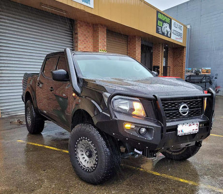 2009 Yılı 4X4 Aksesuarları Tampon Plakası Vinc Bull Bar Nissan Navara için Ön Araba Tampon Plakası