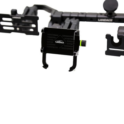 Jeep Wrangler JL JK Center Dash Console için Hard Anodizing Alüminyum Alaşım Telefon Montu