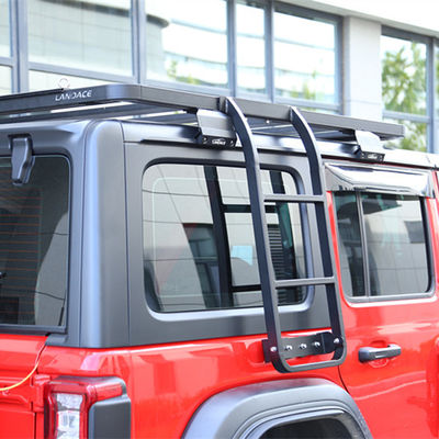 Toyota Araç Ayarları Alüminyum Alaşım Çatı Rack platformu Aksesuarlar Tek Yan Adım Merdiven 833*400*261mm