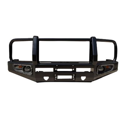 Toyota Land Cruiser LC79 için koruma evrensel vinç boğa çubuğu araba tampon plakaları
