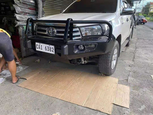 Toyota Hilux D-Ring için LED ışık ve vinç montaj tepsisi plaka ön tampon dahil