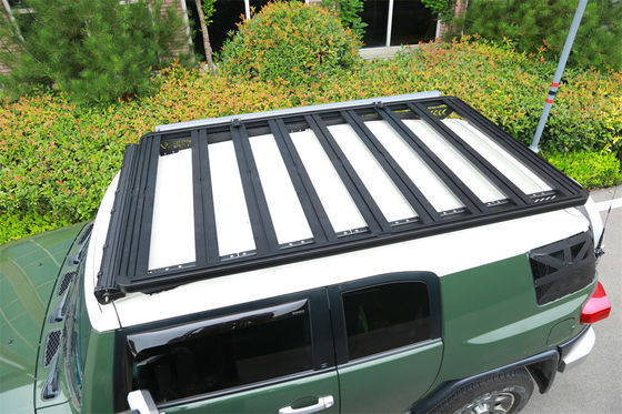 TOYOTA FJ CRUISER 28 kg yük kapasitesi için evrensel alüminyum alaşımlı çatı ray rafı