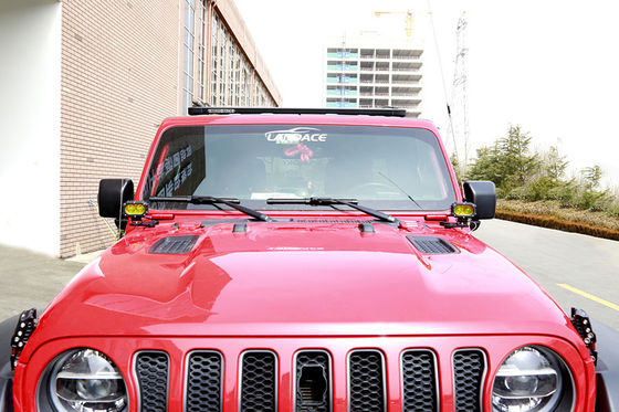 Alüminyum Alaşım Siyah LED Sürüş Işığı Bracket Jeep Wrangler JL JK için bir sütun montu