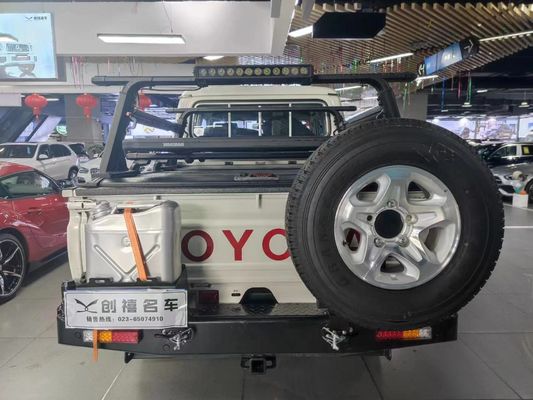 Toyota LC79 lastik taşıyıcı Jerrycan tutucu ile arka tampon vinç boğa çubuğu ön tampon