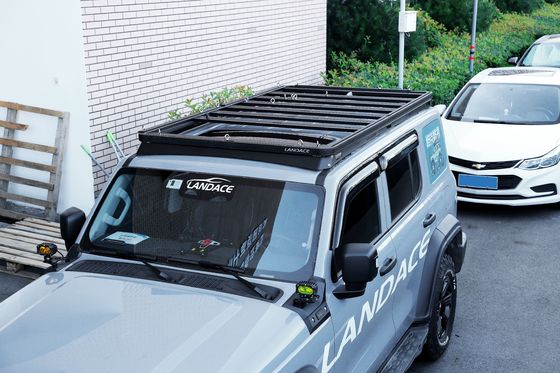 Off Road Power Coating Roof Rack Baggage Gear Bracket Platform for Tank 300 Heavy Duty (Tank 300 Ağır Güçlü Hizmetler için Çap Rack Bagaj Düğmesi Bracket Platform)