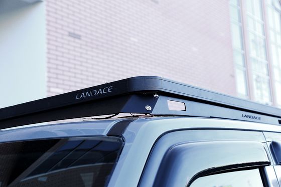 Landace Logo 4x4 Araç Dış Aksesuarları Alüminyum Rüzgar Çatısı Çatı Taşıyıcı Tabak Platformu Bagaj Taşıyıcı 300 KARA