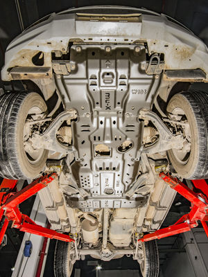 Koruyucu Zırh Yakıt Tankı Kayma Plağı ISUZU MU-X DMAX Eşleşen Orijinal Boyut