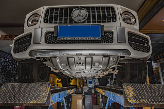 Mercedes-Benz G500 gövde alt koruması için toz kaplama alüminyum alaşım motor koruyucu kayma plaka