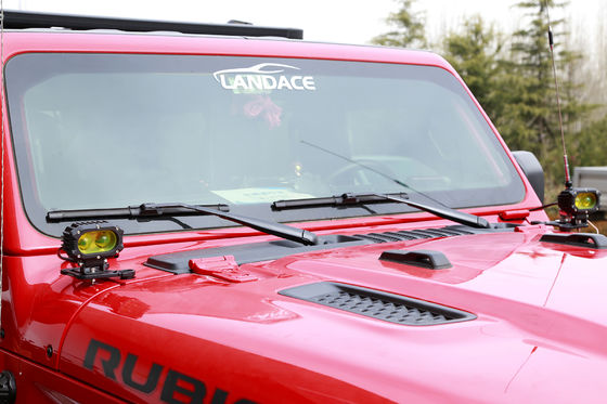 Jeep Wrangler JL Arka Uçurma Montajı LED Işık Tasarım Tarzı Özel Alüminyum Alaşım Bracket