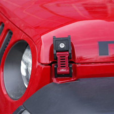 Jeep Wrangler JK JKU 2007-2017 Kilitli 1 Çiftli Wrangler ile Kapuklu Kilitli Kapuklu Yakalama Kiti