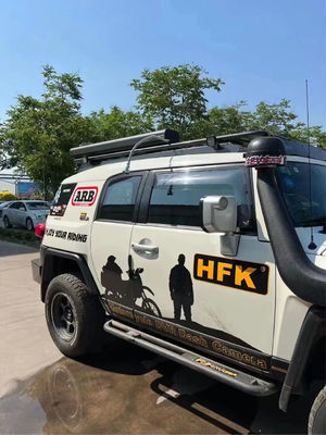 Yüksek 4WD Siyah Toz Kaplama Alüminyum Kamp Yolu Duş OEM Servisi Kabul