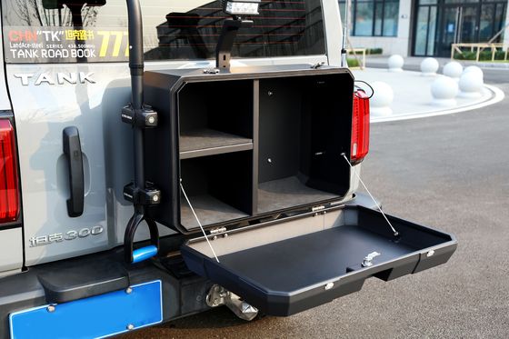 JEEP Uyumlu 4*4 Heavy Duty Alüminyum Tank 300 için arka kapı depolama kutusu 13.4kg Ağırlık