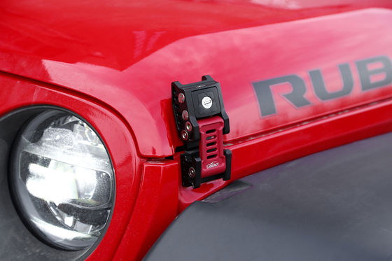 Jeep Wrangler JK JL 2007 Heavy Duty Siyah Alüminyum Kapuçlu Çapraz Set ABD Bayrağı