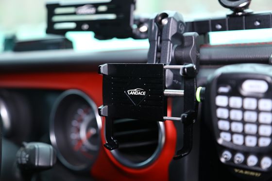 İşlem CNC İşlenmiş Alüminyum Alaşım Merkezi Konsol Bracket Jeep Wrangler için Gopro Sahibi