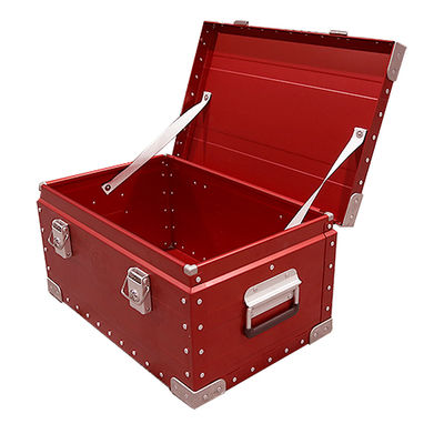 600*400*300mm Anodizasyonlu Alüminyum Alaşım Vintage Glamping için Dışarıdaki Turizm Depolama Kutusu